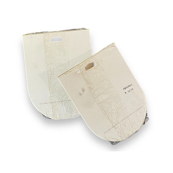 Hallmark Vintage Christmas Coasters 2 Sets Of 16 Poinsettia Design 3.75" - Picture 3 of 3